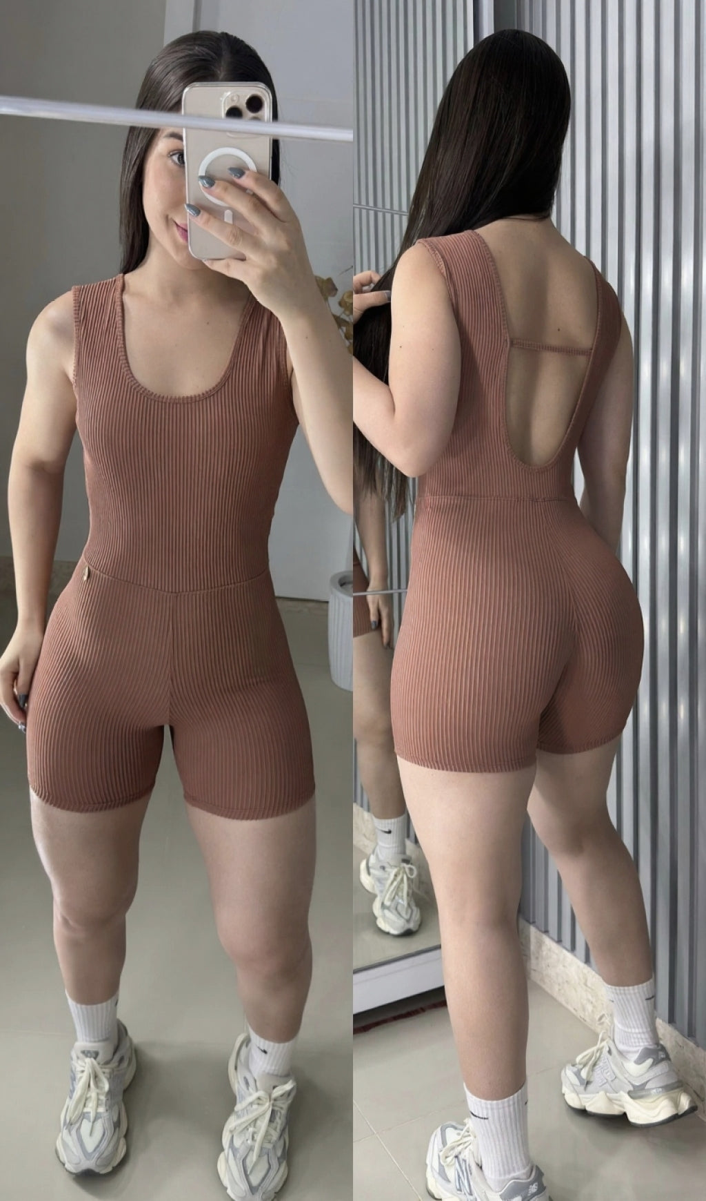 Macaquinho Confort Poliamida Canelado