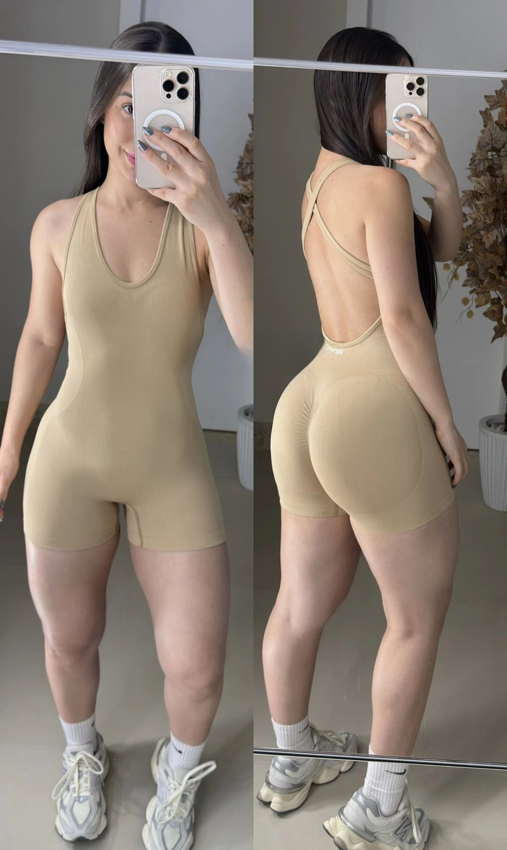 Macaquinho empina bumbum SPORT sem costura